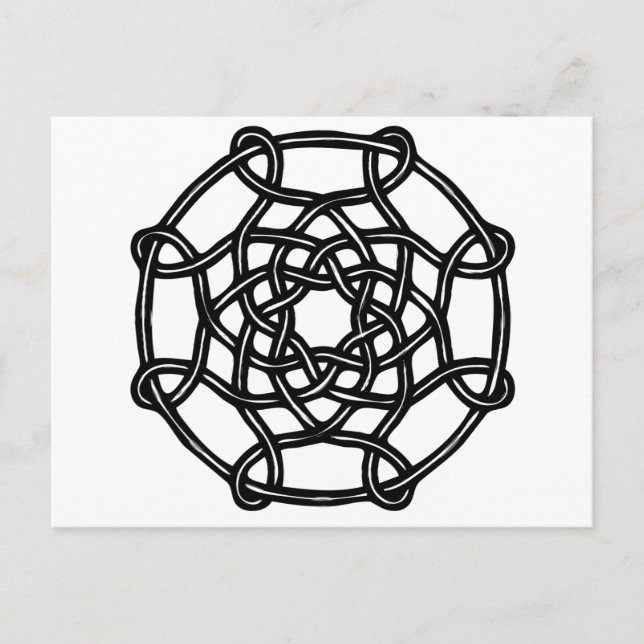 Celtic Design - Basic Round Knot Postcard (Front)