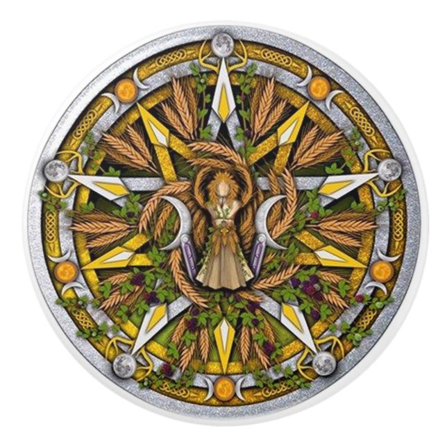 Celtic Design Door or Drawer Knob (Front)