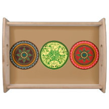 Celtic Design Large Serving Tray