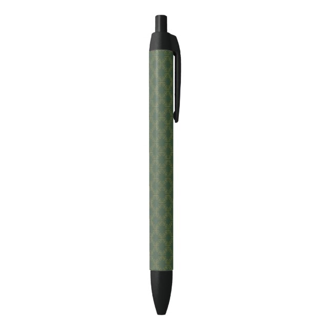 Celtic Design Pattern Black Ink Pen (Bottom (Vertical))
