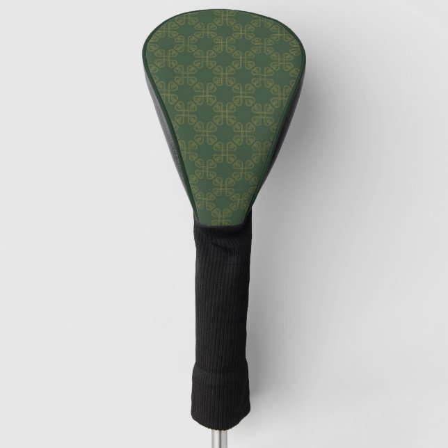 Celtic Design Pattern Golf Head Cover (Front)