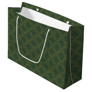 Celtic Design Pattern Large Gift Bag