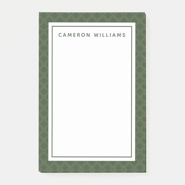 Celtic Design Pattern Post-it Notes (Front)