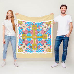 Celtic Donegal Fleece Blanket