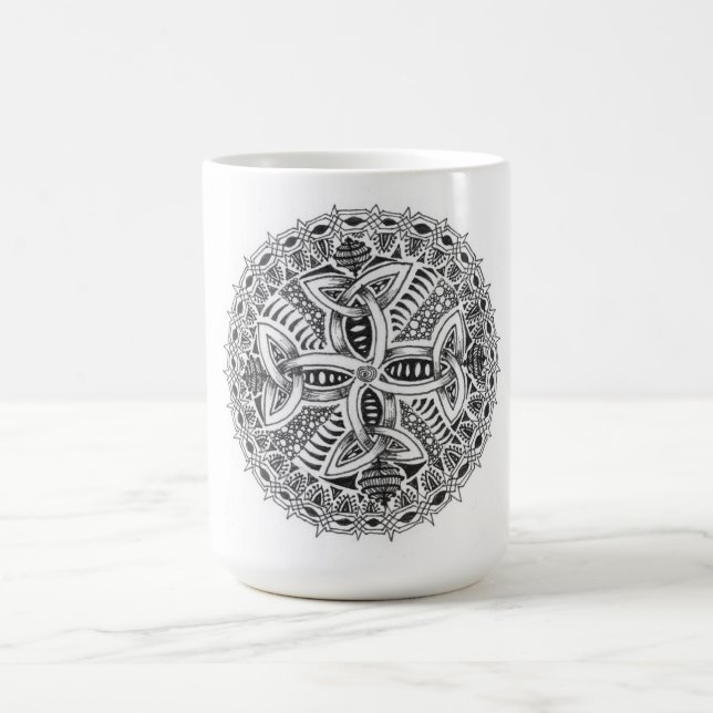 Celtic doodle mug (Center)