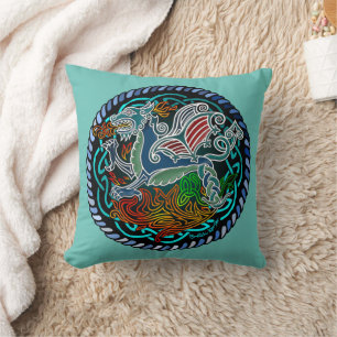 Celtic Dragon Cushion