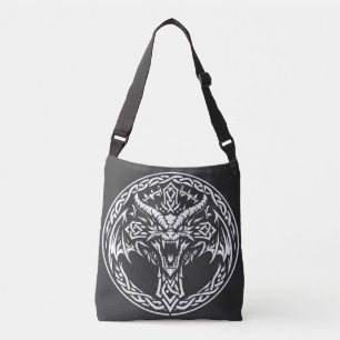 Celtic Dragon Emblem by BurnsInHell Crossbody Bag
