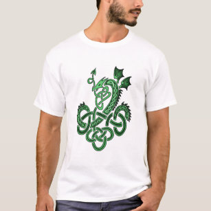 Celtic Dragon - Green T-Shirt