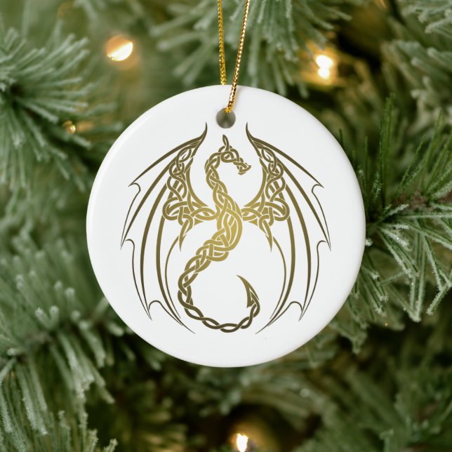Celtic Dragon Ornament (Tree)