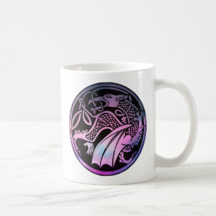 Celtic Dragon Round Coffee Mug