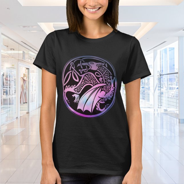 Celtic Dragon Round T-Shirt (Creator Uploaded)