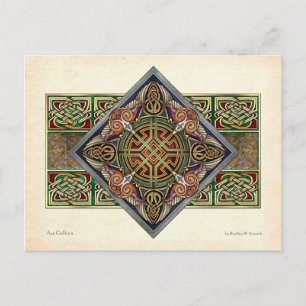 Celtic Eagles Design Postcard