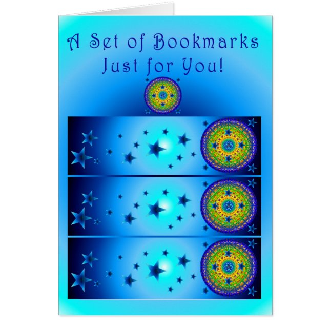 Celtic Earth Orb Bookmark Card (Front)