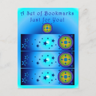 Celtic Earth Orb Bookmark Postcard