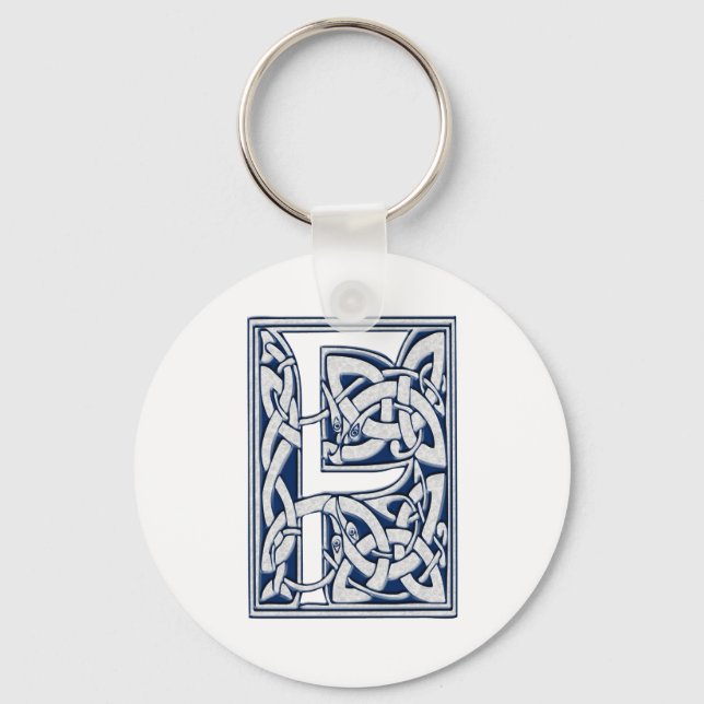 Celtic F Monogram Key Ring (Front)