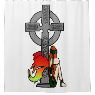 Celtic Faerie Shower Curtain