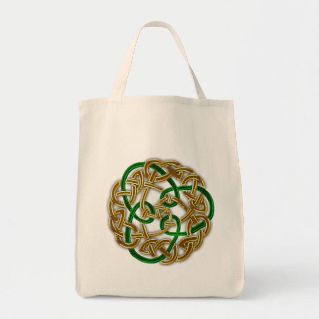 CELTIC FANTASY Knot Design Tote Bag (Front)