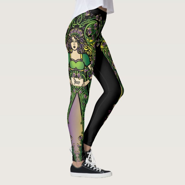 Celtic Forest Fairy - Joy Leggings (Right)