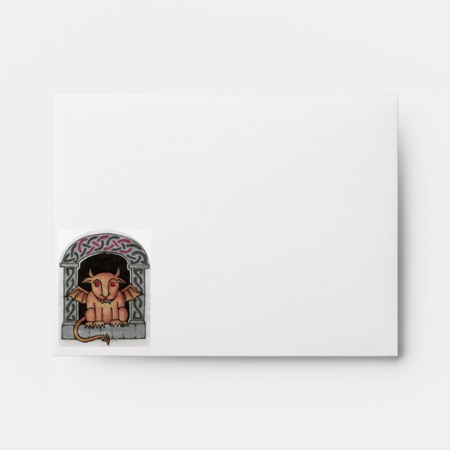 Celtic Gargoyle envelope (Front)
