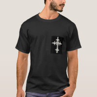 Celtic Gothic Cross T-shirt - Customised