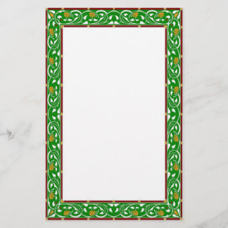Celtic Green Stationary Stationery