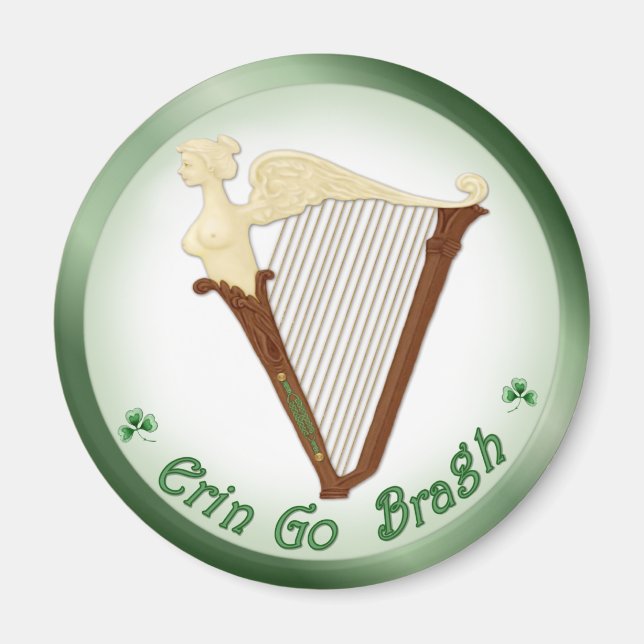 Celtic Harp Magnet (Front)