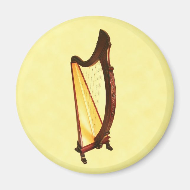 Celtic Harp Magnet (Front)