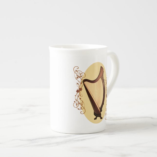 Celtic Harp Mug (Front Right)