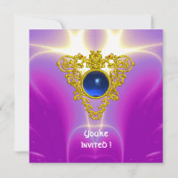 CELTIC HEART, bright blue,purple violet pink