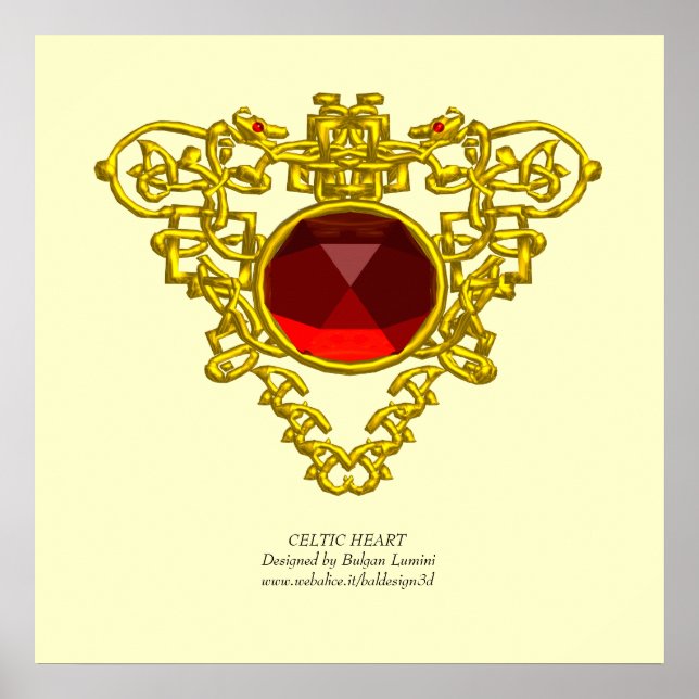 CELTIC HEART POSTER (Front)