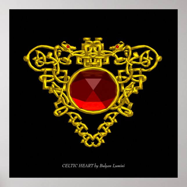 CELTIC HEART POSTER (Front)