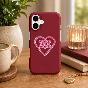 Celtic Heart Red iPhone 17 Case