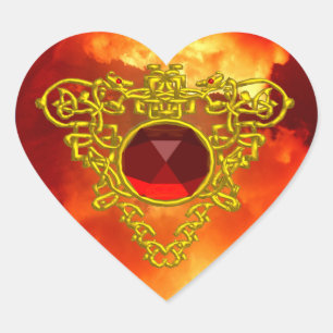 CELTIC HEART STICKER