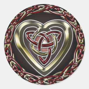 Celtic Heart Sticker