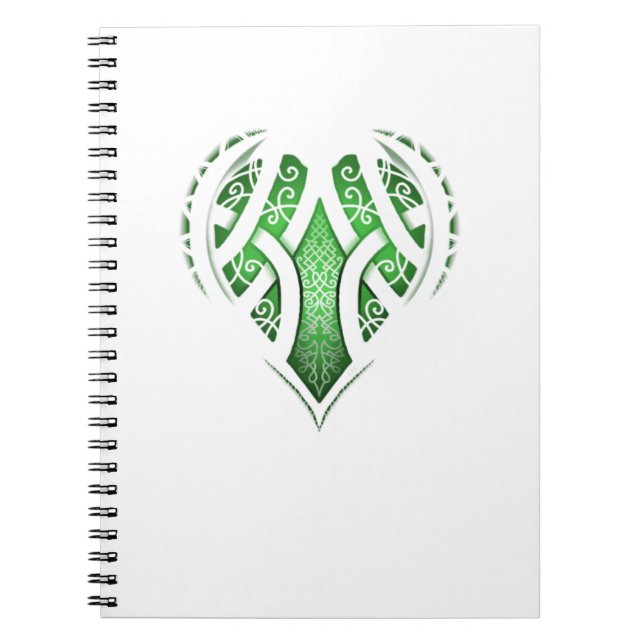 Celtic Heart Tattoo Design Notebook (Front)