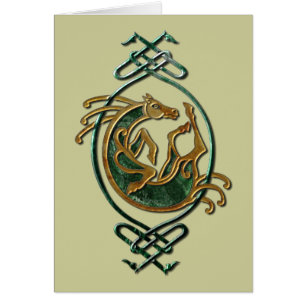 Celtic Horse Knotwork - Stone