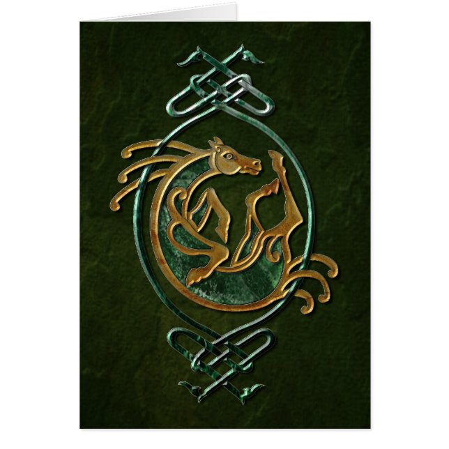 Celtic Horse Knotwork - Stone (Front)
