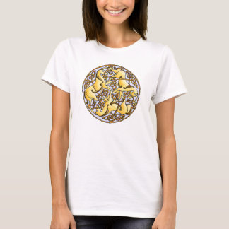 Celtic horses and knots in circle T-Shirt