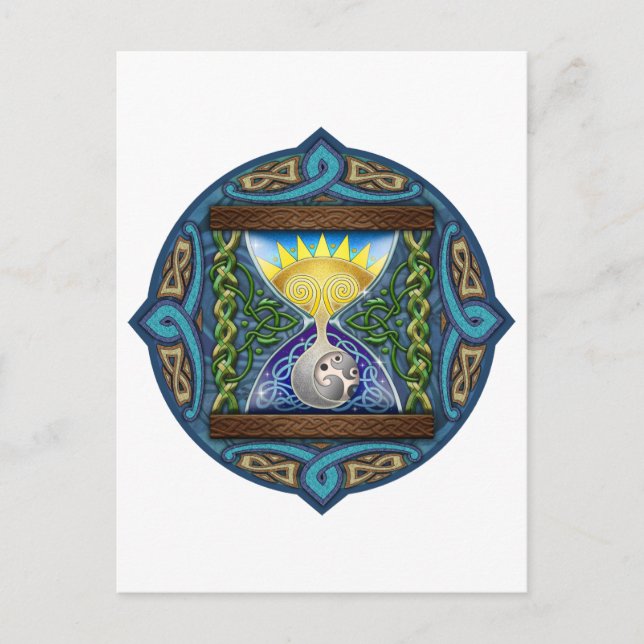 Celtic Hourglass Postcard (Front)