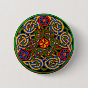 Celtic IIlumination - Trinity Circle 6 Cm Round Badge