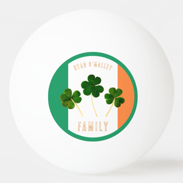 Celtic Irish Pride & Fun Ping Pong Ball (Front)
