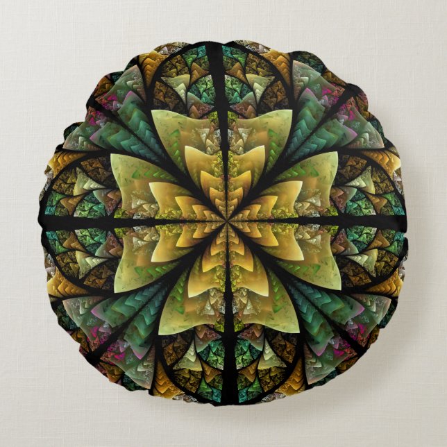 Celtic Journey Round Cushion (Front)