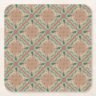 Celtic Kells Square Paper Coaster