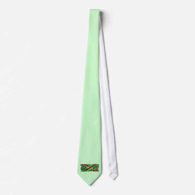 Celtic Knot 2 dogs – colours Tie (Front)