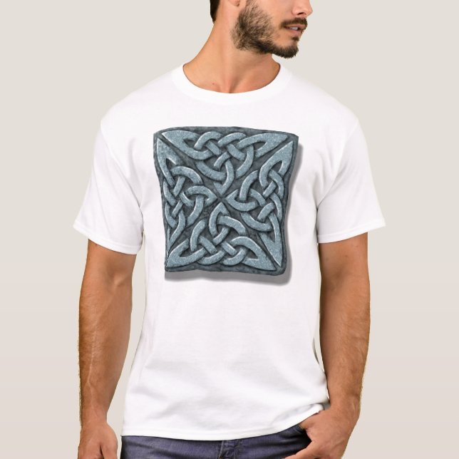 Celtic Knot 4-square Stone T-Shirt (Front)
