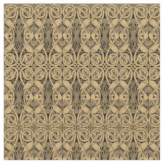 Celtic Knot Animals Lindisfarne Pattern Fabric