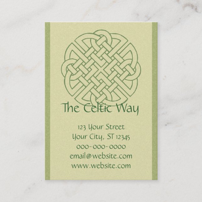 Celtic Knot Business Card (Front)