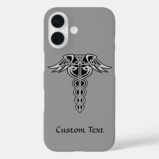 Celtic Knot Caduceus Case-Mate iPhone Case (Back)