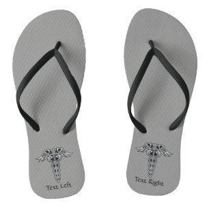 Celtic Knot Caduceus Jandals