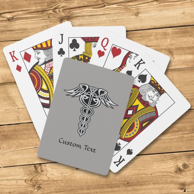Celtic Knot Caduceus Playing Cards (Creator Uploaded)